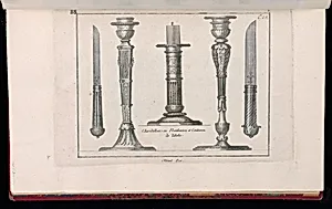 Chandeliers ou Flambeaux et Couteaux de Table