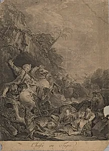 Chasse au Tigre by J. T. Fliport, n.d.