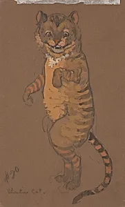Cheshire Cat (costume design for Alice-in-Wonderland, 1915)