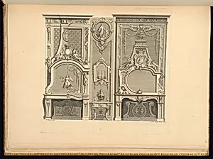 Chimneypiece Designs by Jean Berain, the elder, French, 1640-1711
