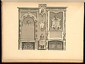Chimneypiece Designs by Jean Berain, the elder, French, 1640-1711