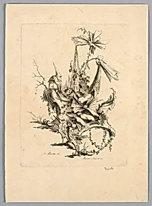 Chinoiserie Vignette with Singe