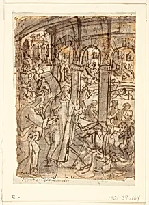 Christ Healing Paralytics near the Pool of Bethesda