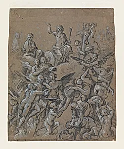Christ in Glory with Angels