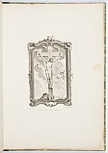 Christ on the Cross, plate 118, in Oeuvres de Juste-AurÃ¨le Meissonnier (Works by Juste-AurÃ¨le Meissonnier)