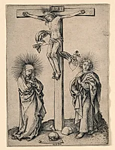 Christ on the Cross with Mary and John