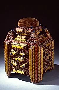 "Cigar Box" Pin Cushion by Unidentified