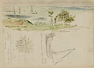 Coastal Scene by Miner Kilbourne Kellogg