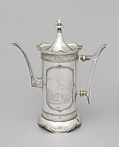 Coffeepot with Landscapes