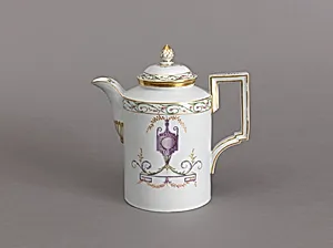 Coffeepot with Urn Pattern