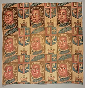 Commemorative textile by Unknown