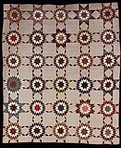 Compass Rose Patchwork Quilt