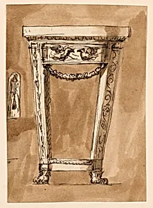 Console table by Giuseppe Barberi, Italian, 1746–1809