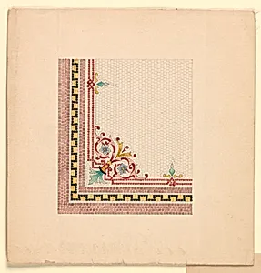 Corner Design for Mosaic Floor