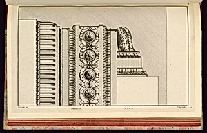 Cornice Design with Profile by Richard de Lalonde, French, active 1780–96