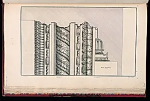 Cornice Design with Profile by Richard de Lalonde, French, active 1780–96
