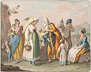 Costumes of Sorrento, Ischia, Procida, and GaÃ«ta