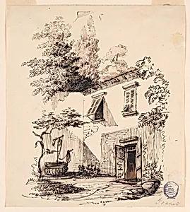 Courtyard of a house