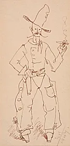 Cowboy Smoking