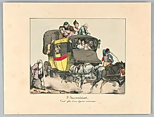 Cruel effets d'une digestion interrompue, Plate 5 from "InconvÃ©nient"