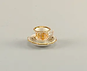 Cup and Saucer, from a Miniature Tea Set