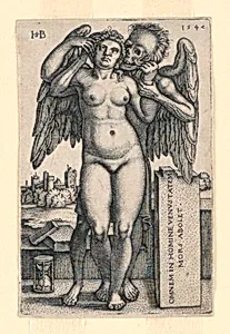 Death and the Standing Nude Woman