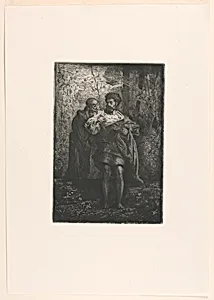 Death comes to the artist