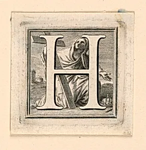 Decorated Capital Letter H