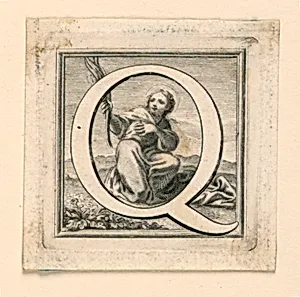 Decorated Capital Letter Q