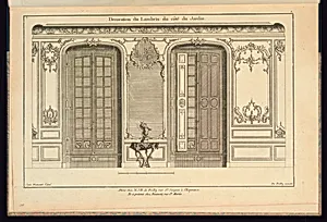 Decoration du Lambris du cÃ´tÃ© du Jardin
