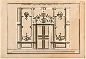 Decoration of the Entrance Hall in Hotel Roquelaure