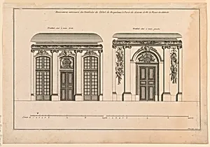 Decoration of the Two Vestibules in Hotel Roquelaure