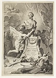 Dedication Page to Charles III of Spain and the Two Sicilies, frontispiece for Paolantonio Paoli, Rovine della città di Pesto detta ancora Posidonia (1784)