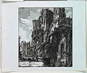 Del Castello dell'Aqua Giulia, plate IV from "Le Rovine del Castello dellâAcqua Giulia (The Ruins of the Fountainhead of the Aqua Giulia)