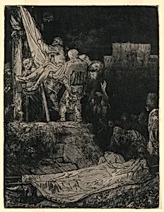 Descent from the Cross by Torchlight