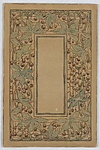 Design for a Book Cover