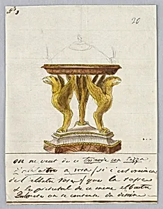 Design for a Bowl by Luigi Righetti, Italian, 1780 - 1819