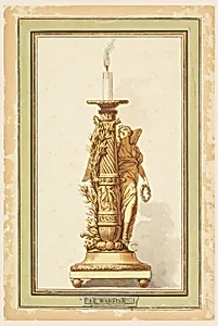 Design for a Bronze Candlestick