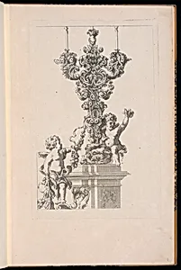 Design for a Candelabra on a Pedestal