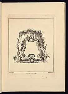 Design for a Cartouche Evoking the Continent of Asia