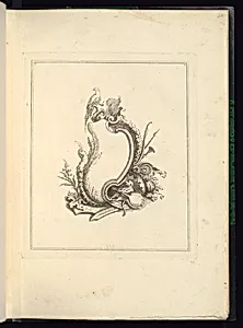Design for a Cartouche Representing the Continent of America