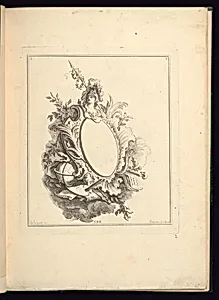 Design for a Cartouche Representing the Liberal Arts