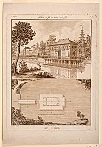 Design for a Chinese Pavilion in a Lake
