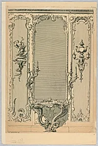 Design for a Console and Mirror