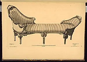 Design for a Daybed by Jean-Charles Delafosse, French, 1734 – 1789