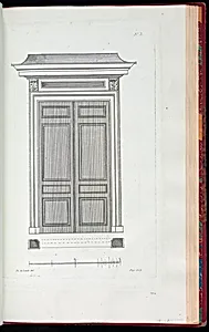 Design for a Door by Richard de Lalonde, French, active 1780–96
