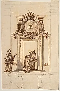 Design for a Doorway to the Sacristy of St. Peter's, Rome