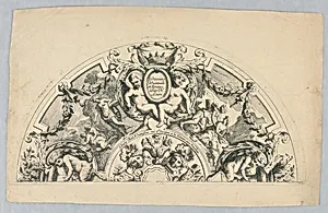 Design for a Fan, No. 1 from "Dessins d'Eventails et Ecrans"
