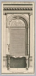 Design for a Fireplace for a Salon or the End of a Gallery