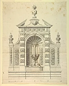 Design for a Fountain for the Palazzo Corsini, Rome, Italy